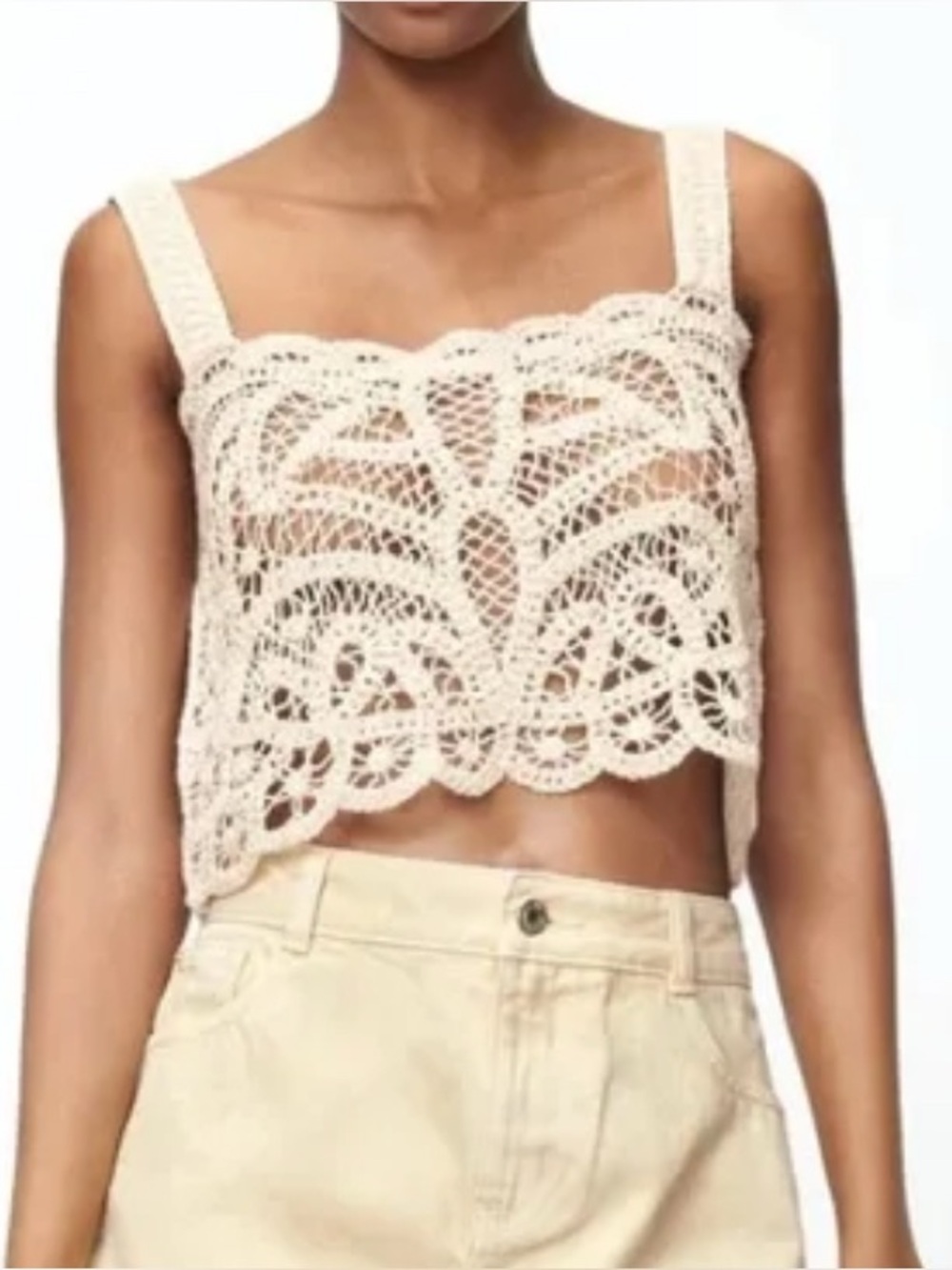 Boho crochet crop top